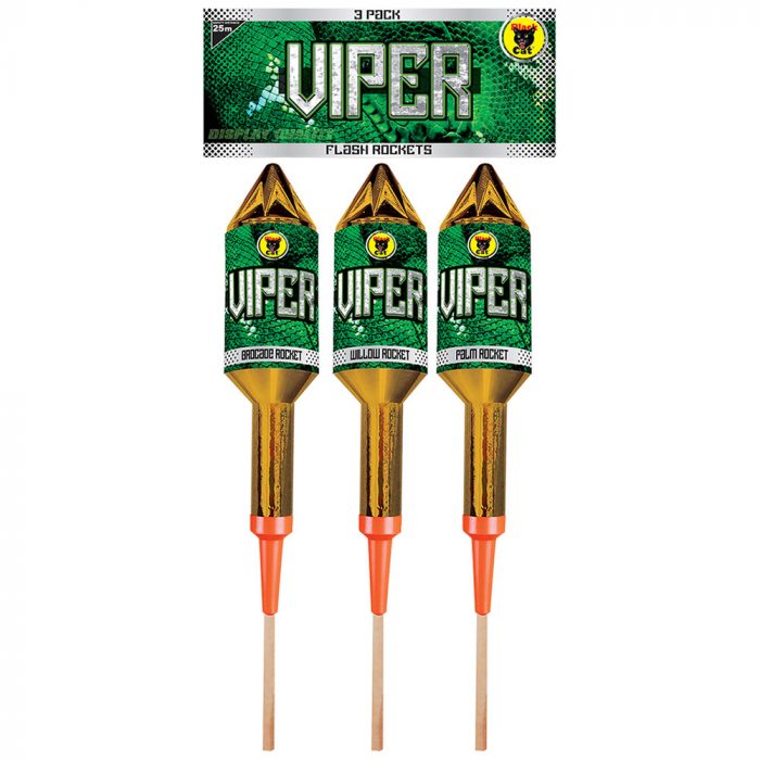 Viper Rockets by Black Cat FireworksViper Rockets by Black Cat Fireworks
