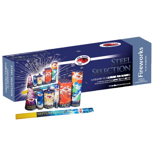 Steel Selection Box by Kimbolten FireworksSteel Selection Box by Kimbolten Fireworks