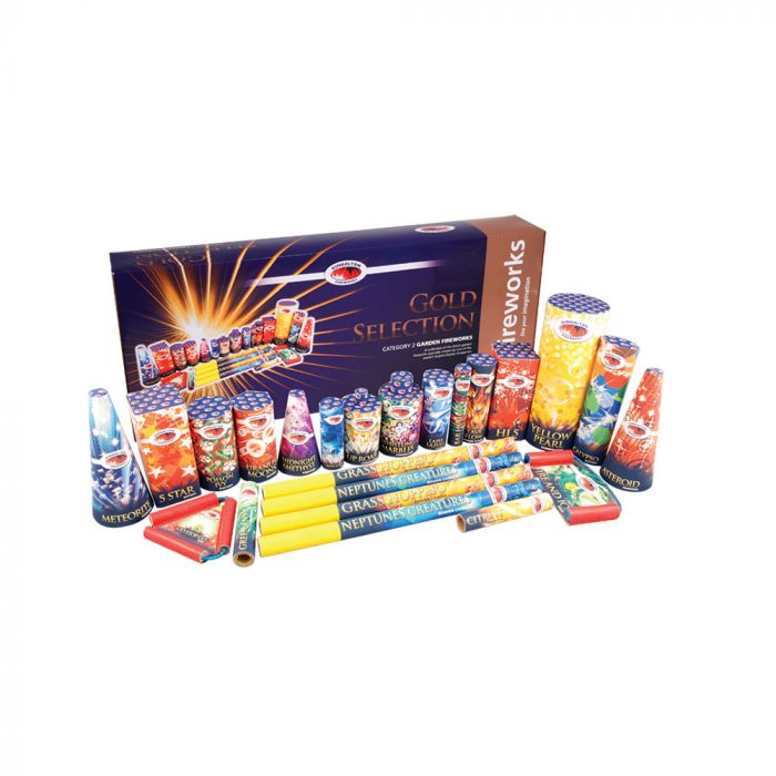 Gold Selection Box by Kimbolten FireworksGold Selection Box by Kimbolten Fireworks