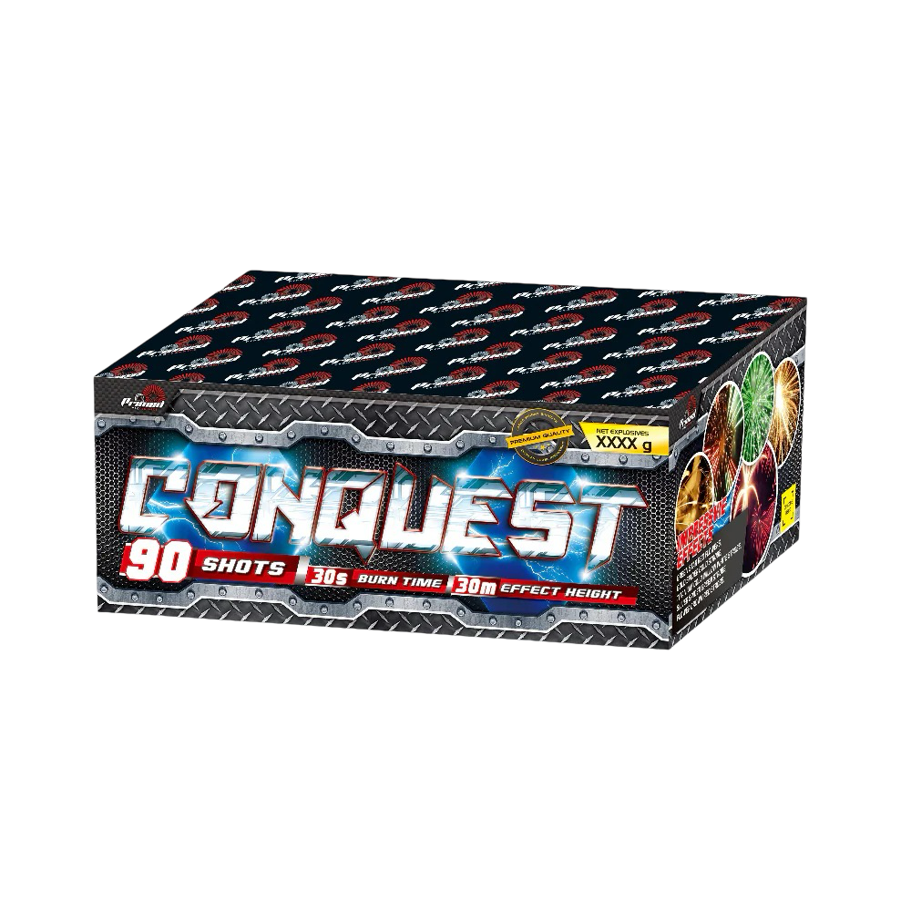 Conquest by Primed pyrotechnics